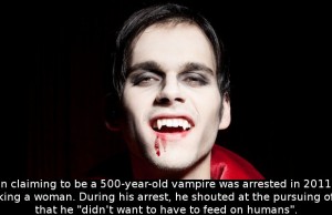 vampire was arrested